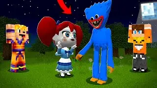 HUGGY WYGGY SPOTKAŁ SIĘ z POPPY z PLAYTIME w MINECRAFT I STAŁO SIĘ TO...