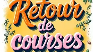 Retour de courses - fin de semaine et fin du mois   #retourdecourse
