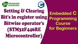 Register Bit Set and Clear Technique in Embedded C Explained