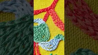Top 5 Embroidery Stitches for Filling #shorts