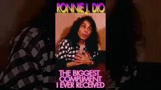 RONNIE JAMES DIO: THIS is the biggest compliement I ever got!                   #dioshorts