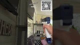 First electric water gun with a switch