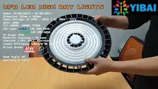 UFO LED high bay light, Professional LED high bay light manufacture, YIBAI