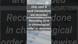 🤩 Revise Features of cash book 📖 in 11 sec #shorts