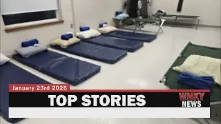 WINTER STORM UPDATE, LOCAL PREPARATIONS, SHELTER OPEN | WHKY Top Stories, Fri. 1/23/26