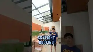 Skylight roofing using polycarbonate sheet