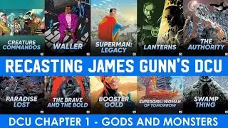 Recasting the Characters of Chapter 1 of James Gunn's new DC Universe