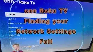 ONN Roku TV NETWORK - Internet - WIFI Connection and Full Settings- SMART TV