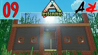 PixARK - Ep9 - Level One Complete (Ark Survival Evolved Meets Minecraft)