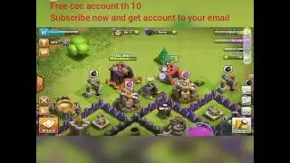 Free coc account th 13