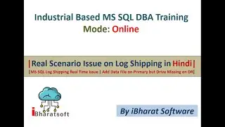 27. MS SQL Log Shipping Real Time Issue | Add Data File on Primary but Drive Missing on DR #sqldba