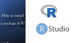 R Basics | How to install a package in R?