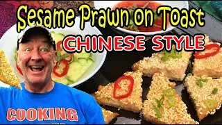 Chinese Food ~ Sesame Prawn on Toast. Chinese meals made easy with Geoff Carter.