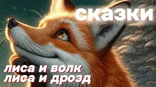 Лиса и волк. Лиса и дрозд|Аудиосказки 