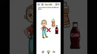 #Answerbrainoutlevel129 || Brain Out Level 129 - Jack want to drink Minute Maid