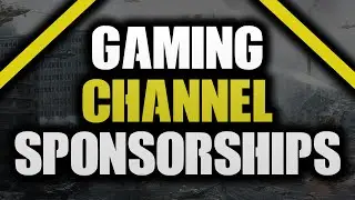 How To Get A GAMING Sponsorship On YouTube!