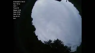 All sky camera capture from Teliucu Superior, Romania 2025-08-03