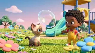 Happy Duckling & Baby Bubble Fun 🐥 | Calm Video for Kids