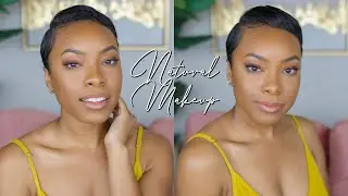 Natural Dewy/Glowy Makeup Tutorial | Glowy Skin & Neutral Tones Makeup | Quarantine & Chill Makeup