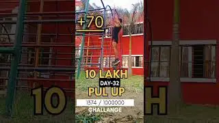 10 LAKH PULL UP CHALLENGE #viral #shortfeed #gym #fitness #army #workout #pullup