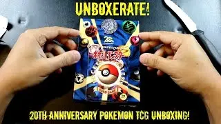 Rare 20th Anniversary Pokemon Cards Unboxing HD | UNBOXERATE!