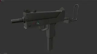 Mac-10 Quick creation of a 3d weapon Timelapse.