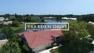 343 Eden Dr, Englewood, FL 34223 - Unbranded Aerial Flyover