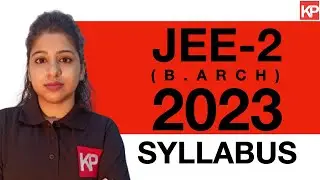JEE-2 (B.Arch) 2023 Exam Syllabus