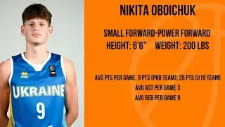 Nikita Oboichuk | College Basketball Recruiting video Fall 2025 | Ukraine