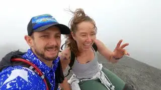 Grandfather Mountain Hike - 40 mph wind gusts! // 2020