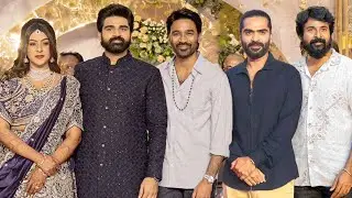 Metro Shirish Wedding😍 Dhanush, Simbu, Sivakarthikeyan, Arya Attends & Wishes | STR Speech