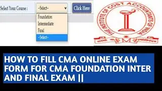 HOW TO FILL CMA DEC22 ONLINE EXAM FORM COMPLETE PROCESS ||