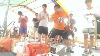 2016 鹿港 東石 東興宮 李府千歲  於百姓公廟前  舉行拜散魂儀式 (上) 東興宮恩主降駕巡視