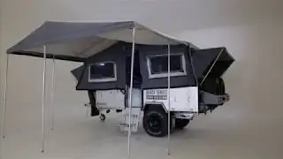 Black Series Hard Floor Camper Trailers Set-Up In Minutes