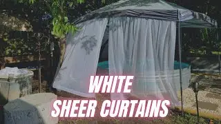 NICETOWN Pinch Pleated White Sheer Curtains Review | Elegant Soft Voile Sheer Window Curtain