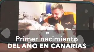 Liam, un ni&ntilde;o nacido en el HUC, primer beb&eacute; de 2025 en Canarias