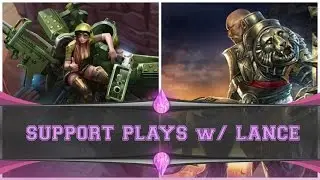 Vainglory: NEW HERO LANCE - SUPPORT PLAYS MONTAGE [Feat. Supersonic Skye] Update 1.18