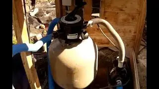 Pool Sandfilteranlage Hebel klemmt