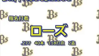 バファローズ2008年　1-9メドレー