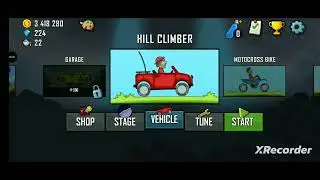 Hill climb racing part 3# video# vehicle race car#walk through 