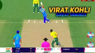 Virat Kohli great knock in final | IND Vs SA | T20 world Cup Final #realcricket20