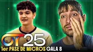REACCION a CRESPO - Me has invitado a bailar | PRIMER PASE DE MICROS GALA 8 | OT 2025 #OT2025