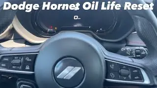 2023-2025 Dodge Hornet Oil Life Reset