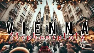 Vienna Christmas - Stephansplatz 4K | Walking Tour 2024