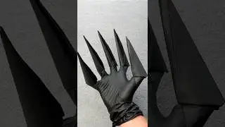 Demogorgon Claws from Paper 💅 Stranger Things Origami DIY Tutorial #strangerthings #strangerthings5