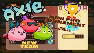 Axie Classic Mini Pro Tournament 6 wins🎮