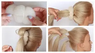 🎅Flawless French Roll Made Simple: Hair Donut Magic ⏰🔥