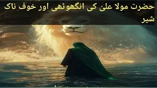 Hazrat Mahola Ali ki angoti aur khahofe naak shair
