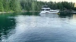Cruising beautiful British Columbia. Copeland Islands Provincial Marine Park and Oyster Cove
