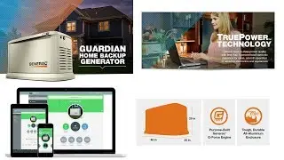 Generac Guardian Series Air-Cooled Standby Generator with Wi-Fi, Aluminum Enclosure